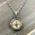 Spirit Lala Reversible Necklace- Vintage Bee