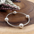 Blessing Bracelet - Small White Crystal Beads