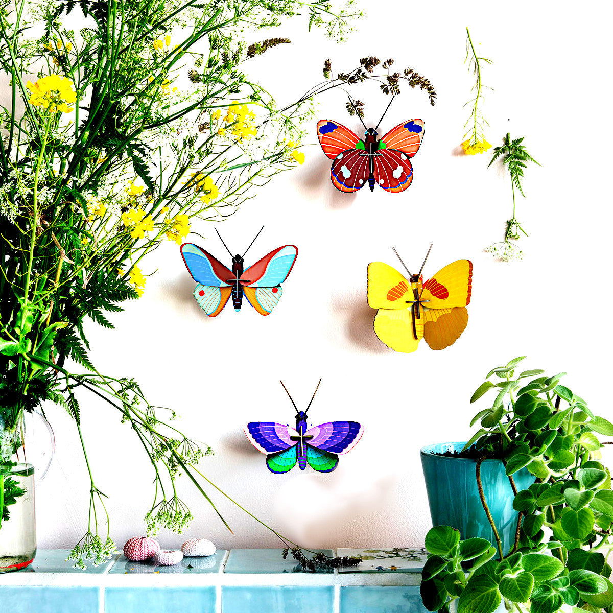 Butterflies 3-D Wall Art