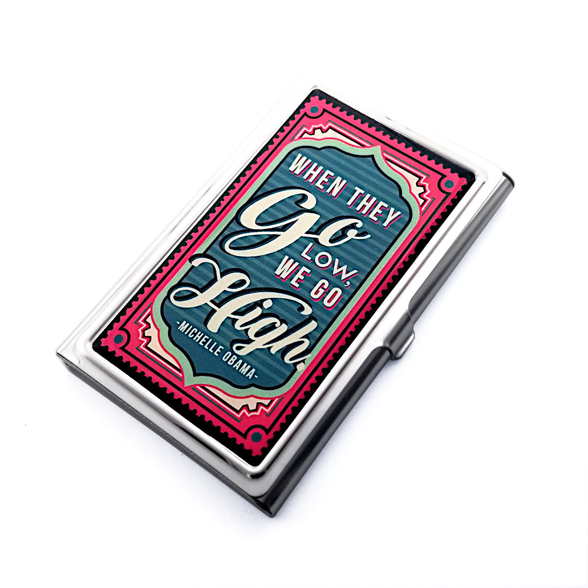 Card Case - Michelle Obama Quote